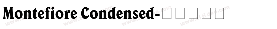 Montefiore Condensed字体转换